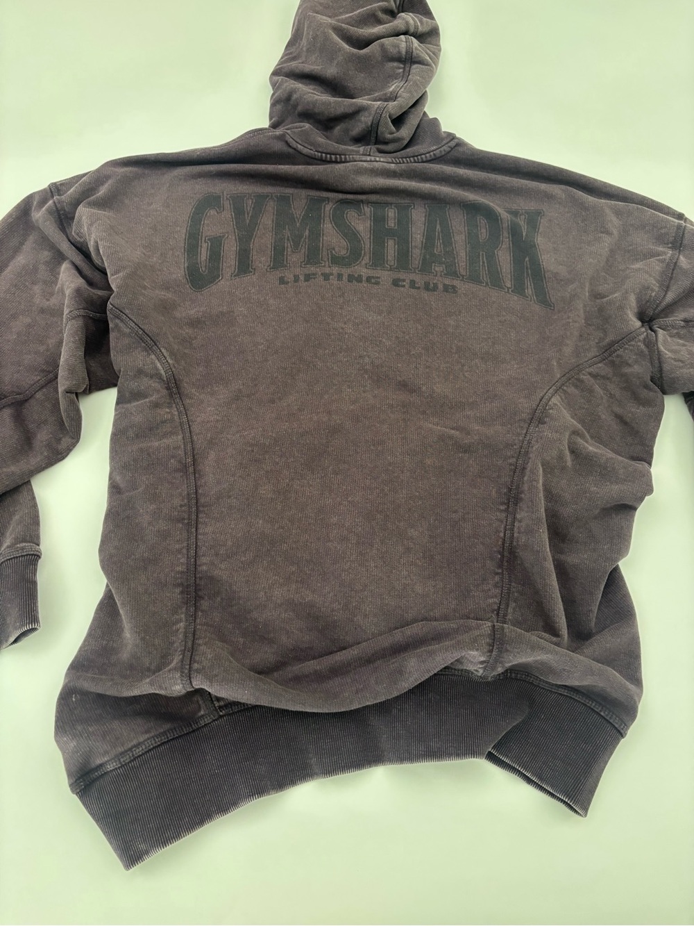 Gymshark Washed Charcoal Lifting Club Hoodie